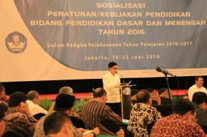 SE Mendikbud tentang Penerapan Regulasi Baru di Tahun Pelajaran 2016/2017